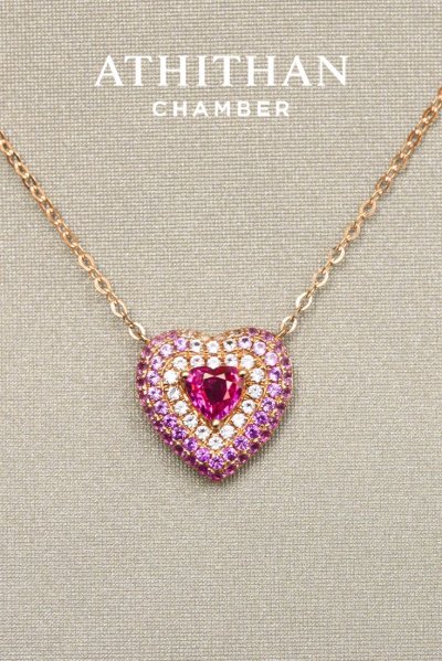 VIVID HEART RUBY Necklace