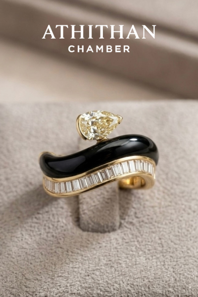DIAMOND, AGATE Ring