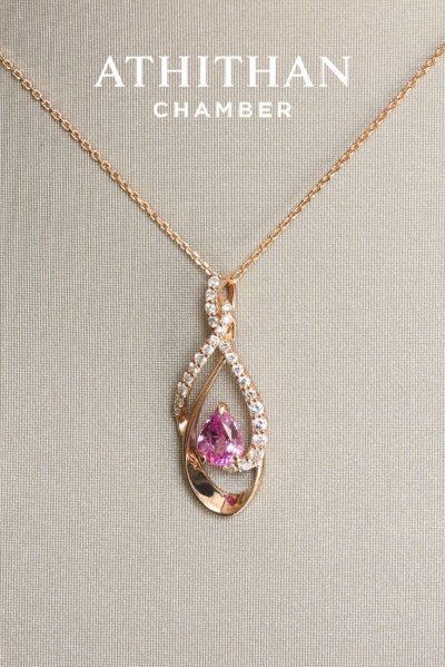 SUNRISE PADPARADSCHA Sapphire Necklace