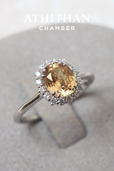 YELLOW Sapphire Ring