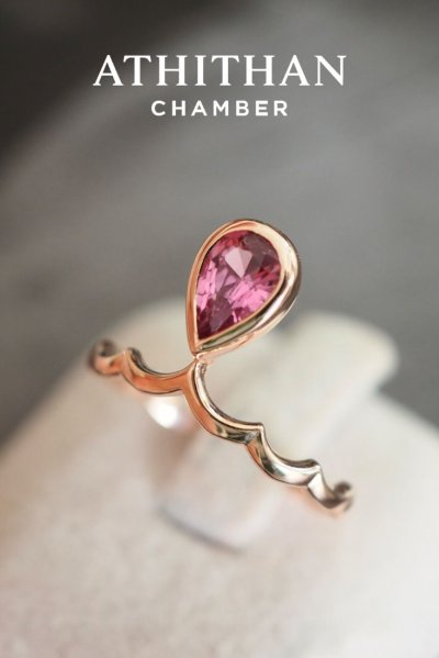 MY CROWN Padparadscha Sapphire Ring