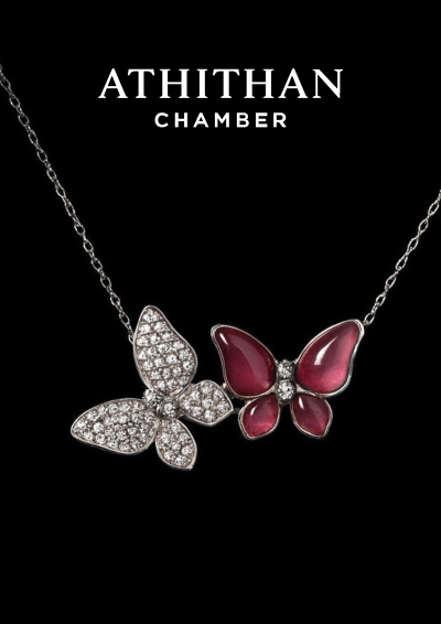 Mother of Pearl SERENADE OF BUTTERFLIES Necklace Mother of Pearl SERENADE OF BUTTERFLIES Necklace