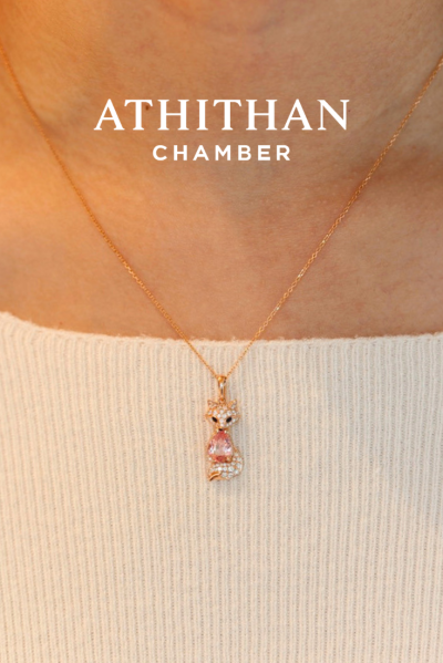 THE LIGHT KEEPER Padparadscha Pendant