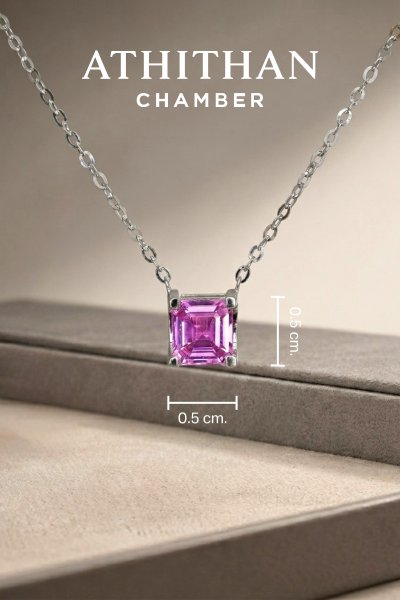 PINK SAPPHIRE Necklace