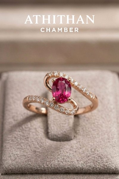 Tender Flow - Ruby Ring