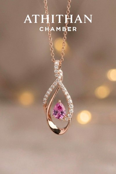 SUNRISE PADPARADSCHA Sapphire Necklace