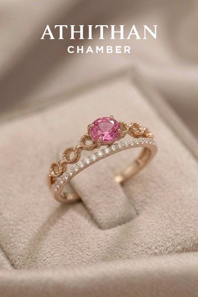 SUNRISE PADPARADSCHA  Sapphire Ring