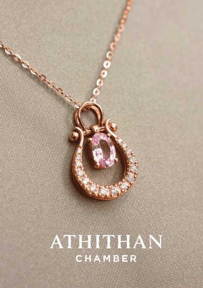 Padparadscha Pendant & Necklace