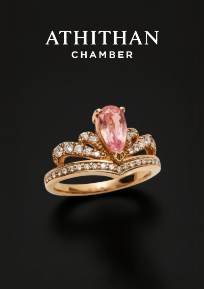 JUBILEE CROWN Padparadscha Sapphire Ring