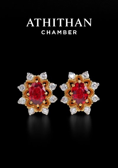 Orange Sapphire Ring