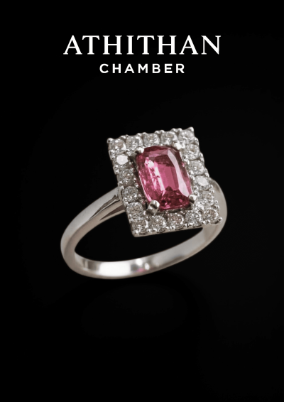 Padparadscha Sapphire Ring Padparadscha Sapphire Ring