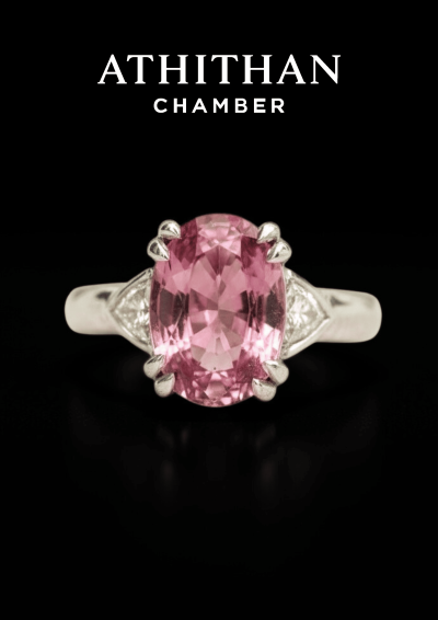 Padparadscha Sapphire Ring Padparadscha Sapphire Ring