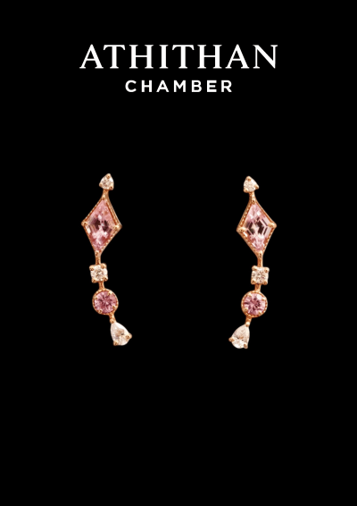 Padparadscha Sapphire Earring Padparadscha Sapphire Earring