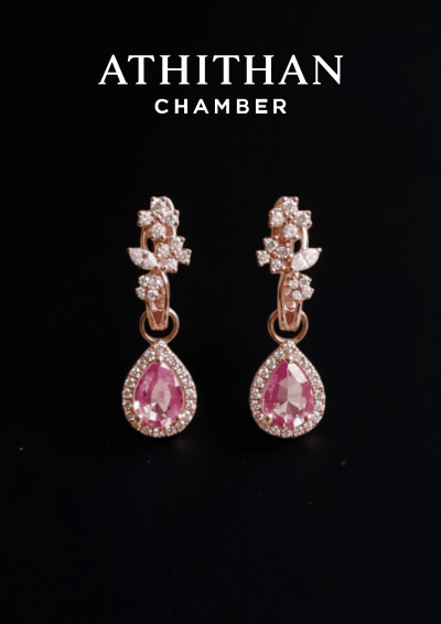 JULIET CROWN Padparadscha Sapphire Earring JULIET CROWN Padparadscha Sapphire Earring