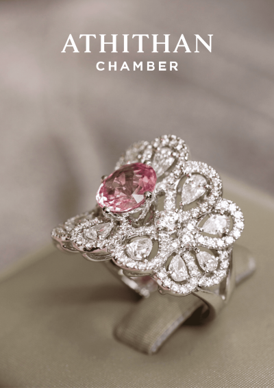 Padparadscha Sapphire Ring