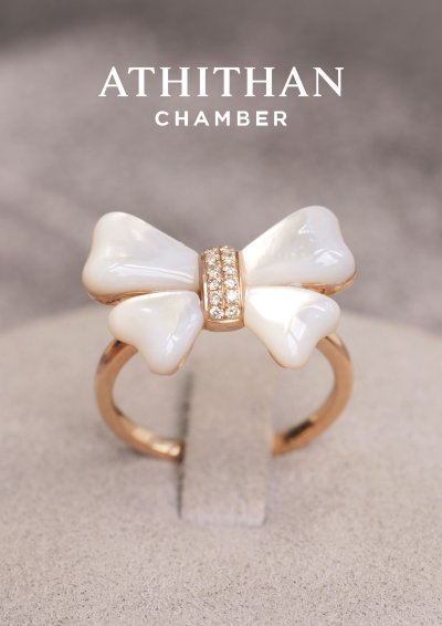 Mother of Pearl PARISIAN BOW Ring