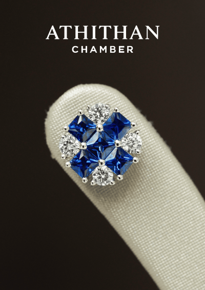 Blue Sapphire Earring