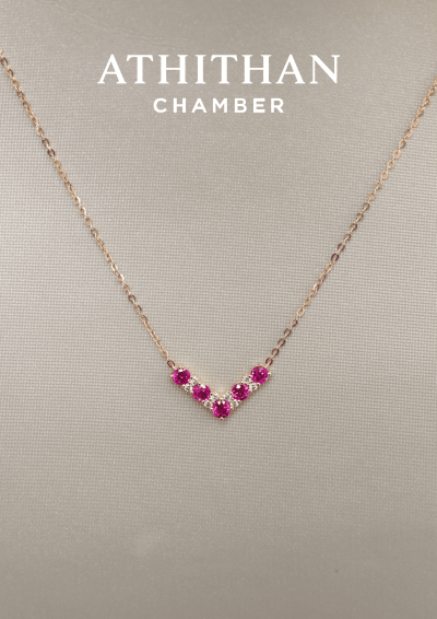 Ruby Pendant Necklace