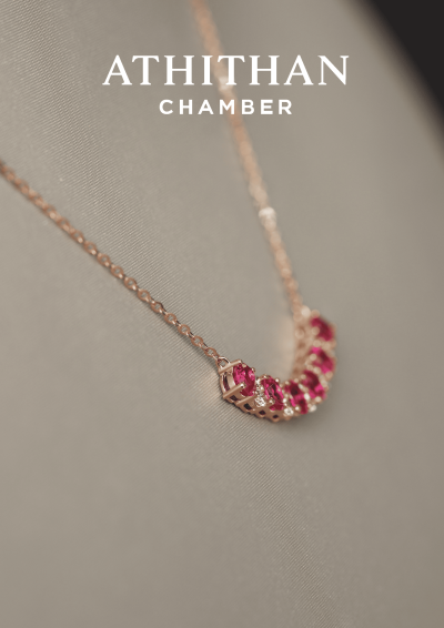 Ruby Pendant Necklace