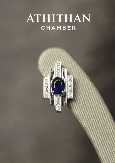 Blue Sapphire Earring