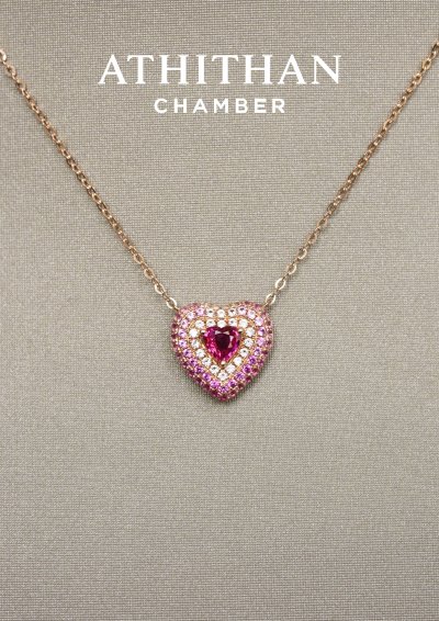 VIVID HEART RUBY Necklace