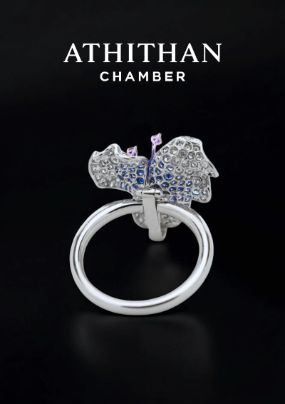 Cobalt Spinel Ring