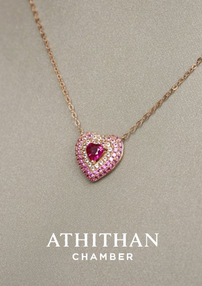 VIVID HEART RUBY Necklace