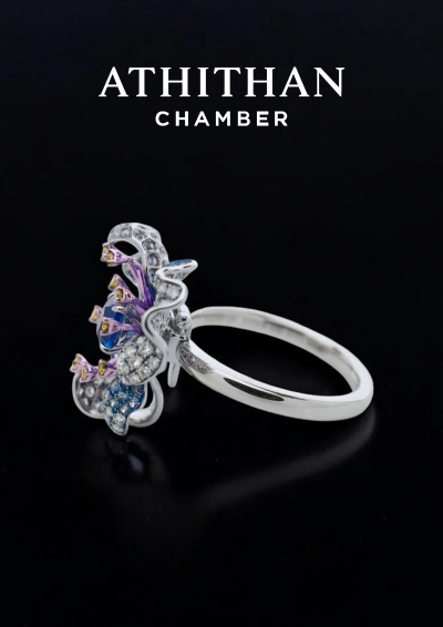 Cobalt Spinel Ring