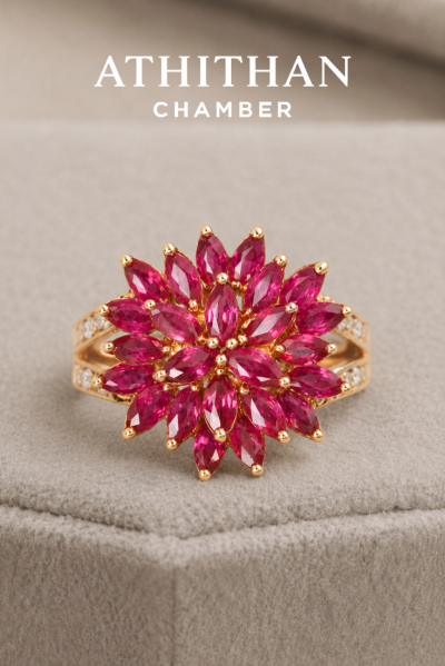 PIGEON BLOOD RUBY RING