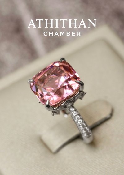 Pink Tourmaline Ring