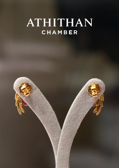 SONGBIRDS :  Guardians of The Jewels | Ruby Earrings