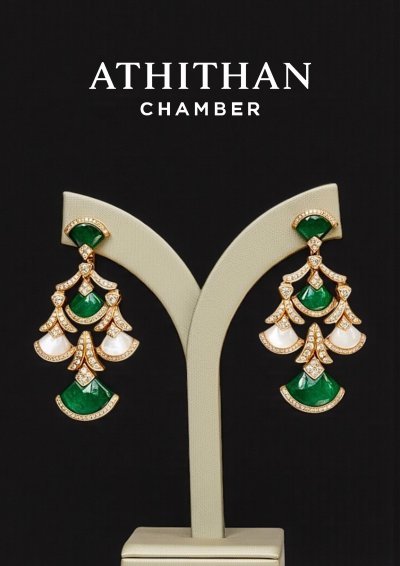 Malachite & Mother of Pearl Earrings
