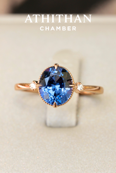 STAR LIGHT Blue Spinel Ring