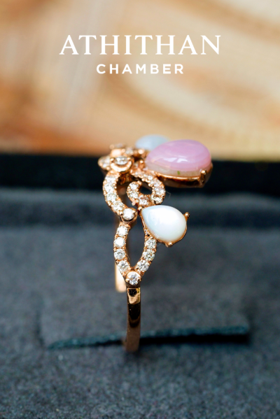 THE CROWN - Mother of Peal Ring (Pre-order 45 days)