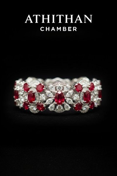 RUBY NO-HEAT BURMA Bracelet