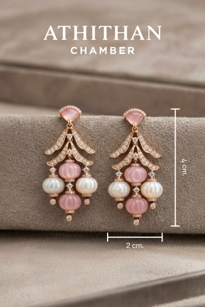 Mother of Pearl Earrings (พรีออเดอร์ 45 วัน)