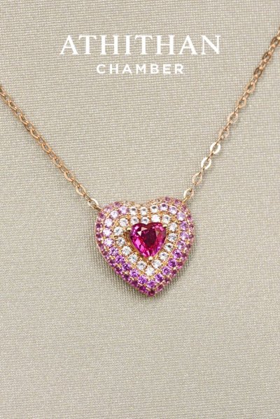 VIVID HEART RUBY Necklace
