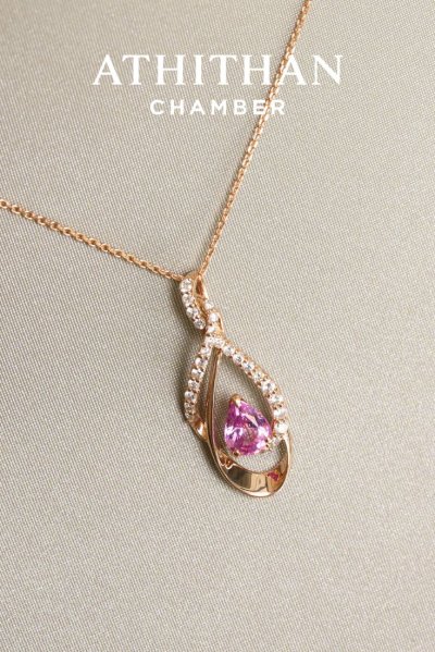 SUNRISE PADPARADSCHA Sapphire Necklace