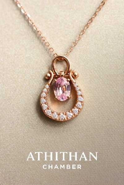 SUNRISE PADPARADSCHA Sapphire Pendant