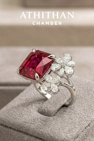 RED Garnet Ring