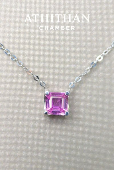 PINK SAPPHIRE Necklace