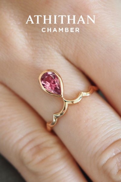 MY CROWN Padparadscha Sapphire Ring