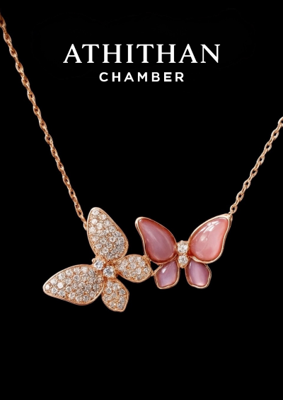 Mother of Pearl SERENADE OF BUTTERFLIES Necklace Mother of Pearl SERENADE OF BUTTERFLIES Necklace