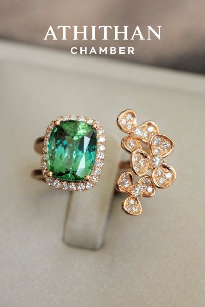 GREEN TOURMALINE Ring