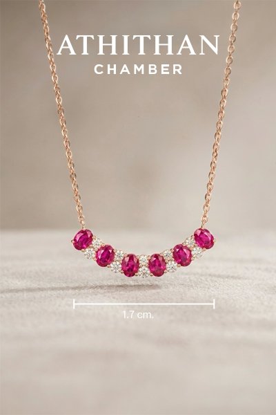 VIVID RUBY / DIAMOND Necklace