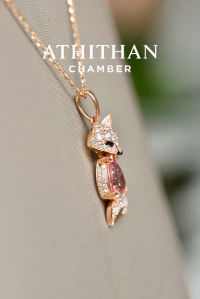 THE LIGHT KEEPER Padparadscha Pendant