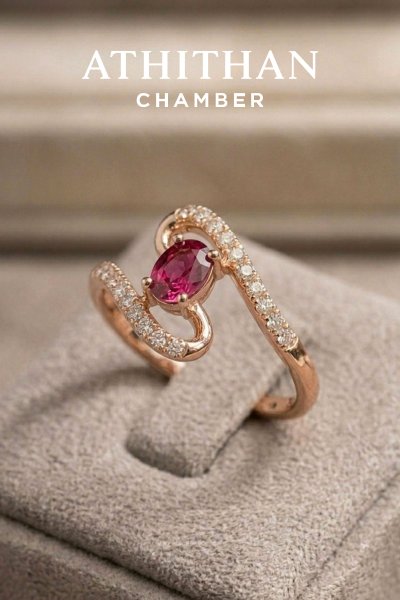 Tender Flow - Ruby Ring