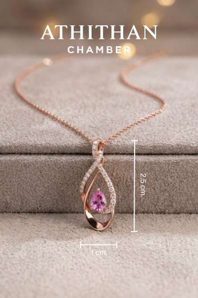 SUNRISE PADPARADSCHA Sapphire Necklace