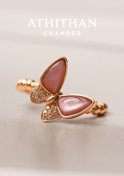 Mother of Pearl SERENADE OF BUTTERFLY Ring