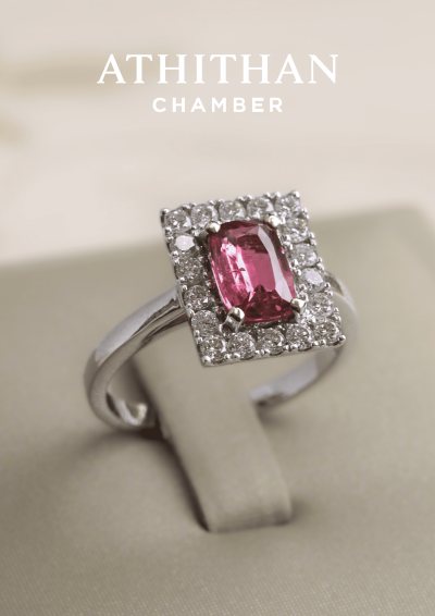 Padparadscha Sapphire Ring Padparadscha Sapphire Ring